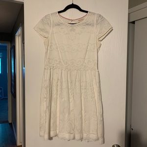Johnnie B by Boden white lace dress